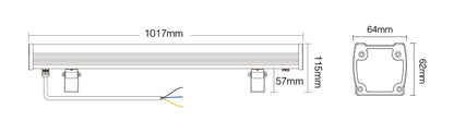 WALL WASHER RGBW 4FT