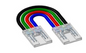 4 PIN COB STRIP TO STRIP W/WIRE RGB 10MM (5 PACK)