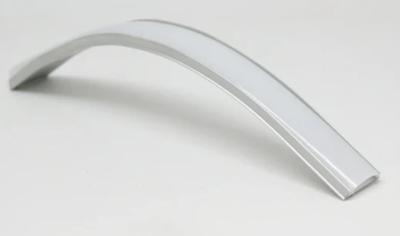 ALUMINUM CHANNEL 8FT, FROSTED DIFFUSER COVER BENDABLE CURVED BN263